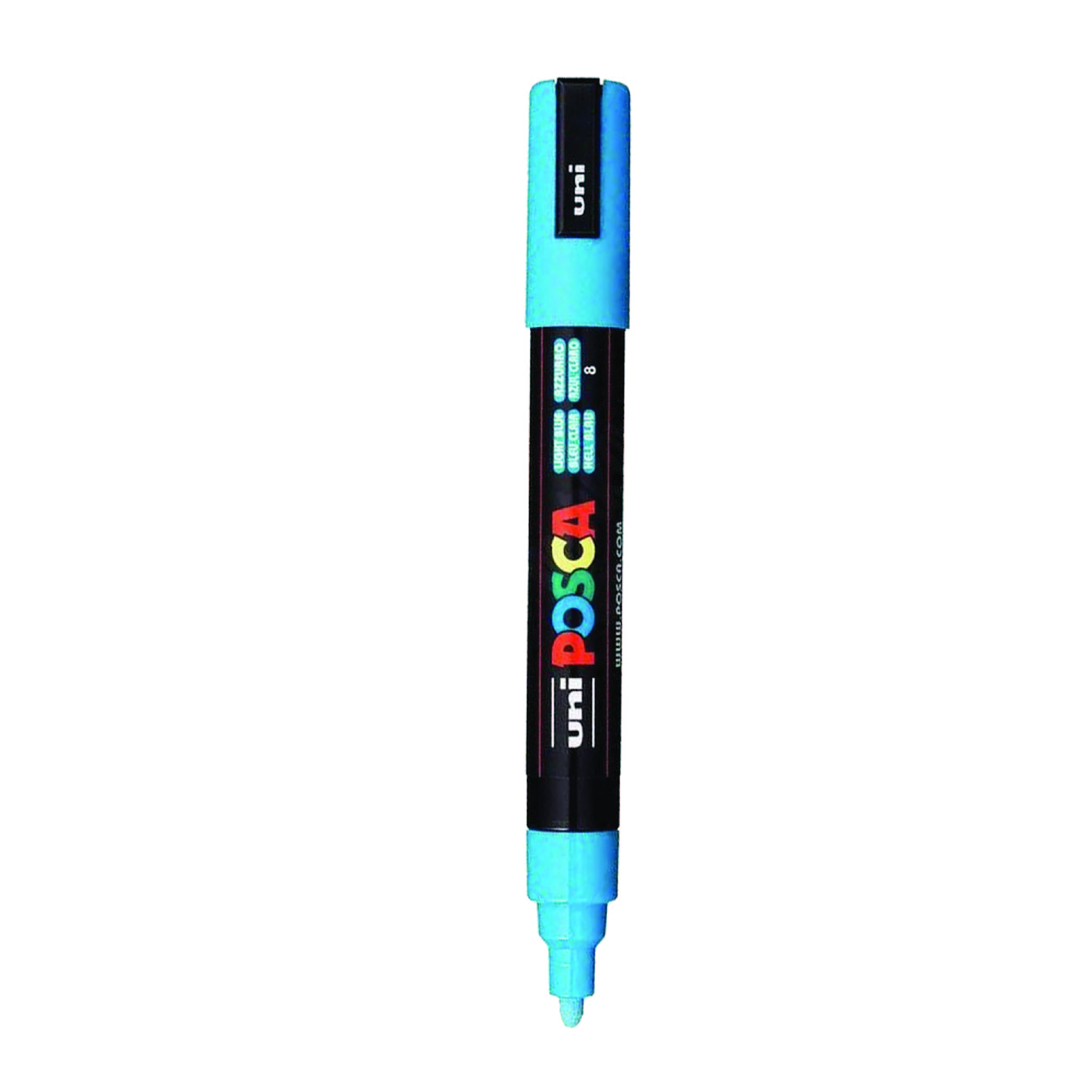 Marker Medium Tip 1.8-2.5mm Light Blue POSCA Uni